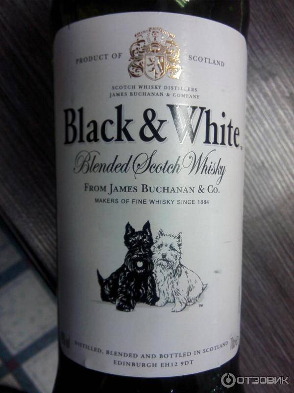 Что собою представляет виски "блек энд вайт"?