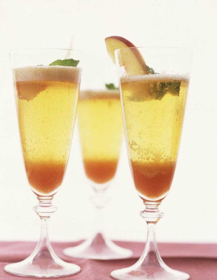 Коктейль беллини (bellini): домашний рецепт приготовления напитка, в состав которого входят персиковое шампанское и сок
