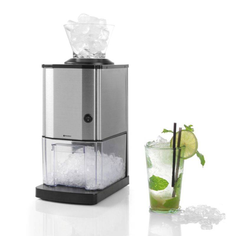 Описание ручных и электрических мельниц для колки льда в заведениях общепита