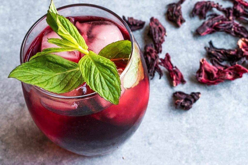 Пряное воздушное суфле из каркаде