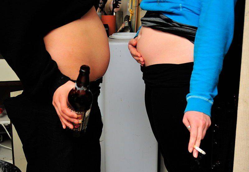 Беременные со спиртным 