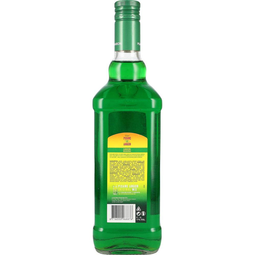 Коктейль зеленый мексиканец и ликер пизан амбон