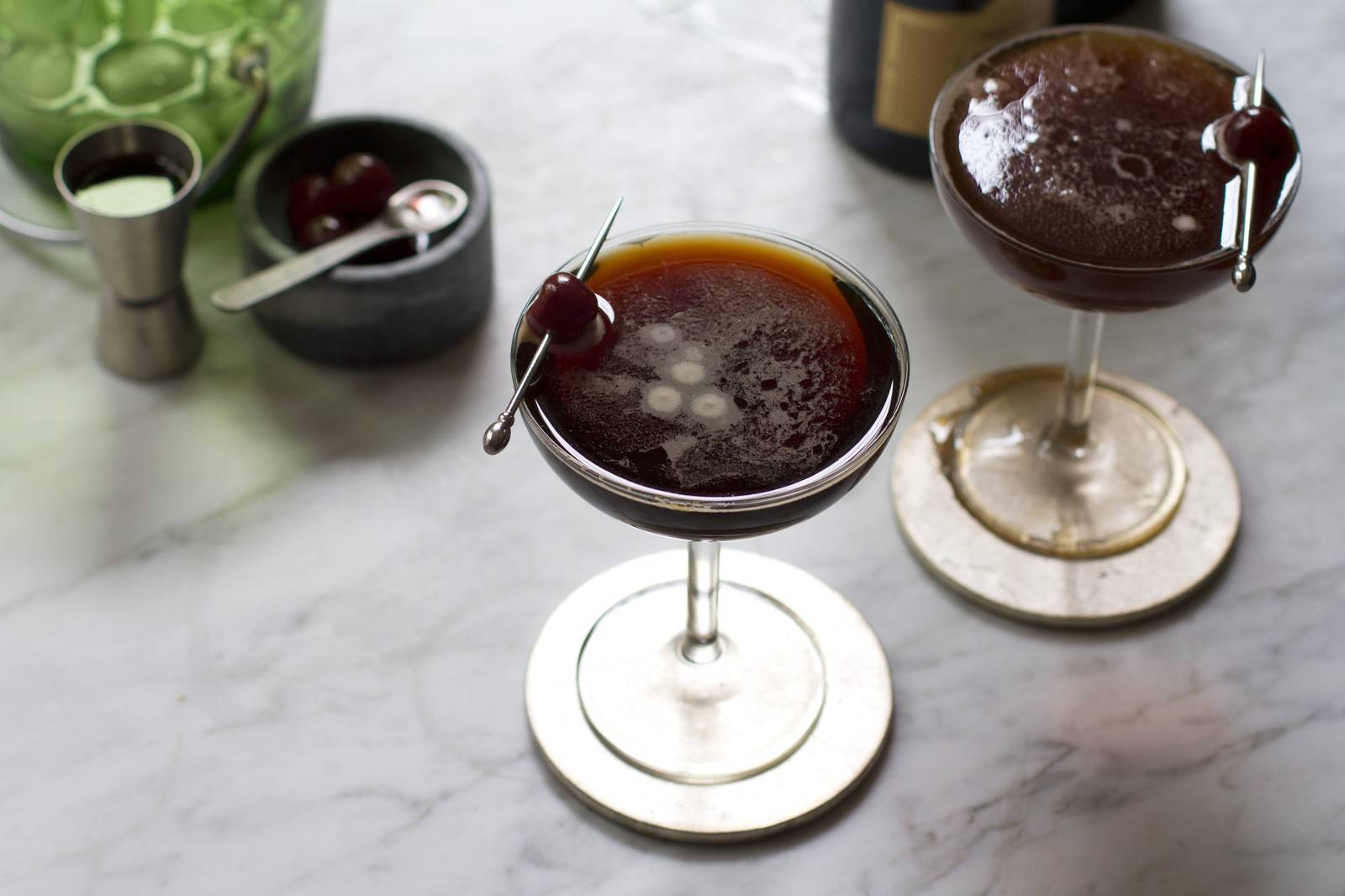 Funky shot » коктейль “черный бархат”