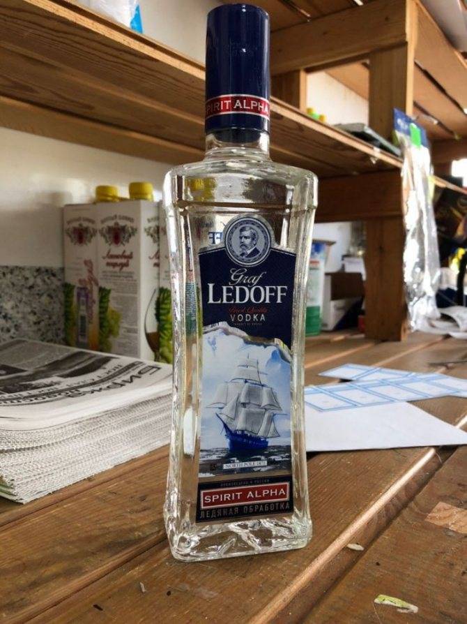 Водка «граф ледофф» (graf ledoff): описание, цена и отзывы