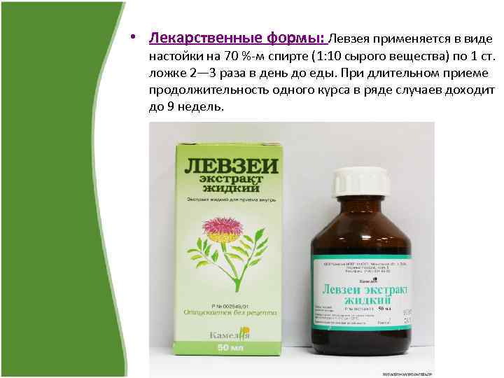 Левзея в бодибилдинге (экстракт): инструкция по применению и отзывы