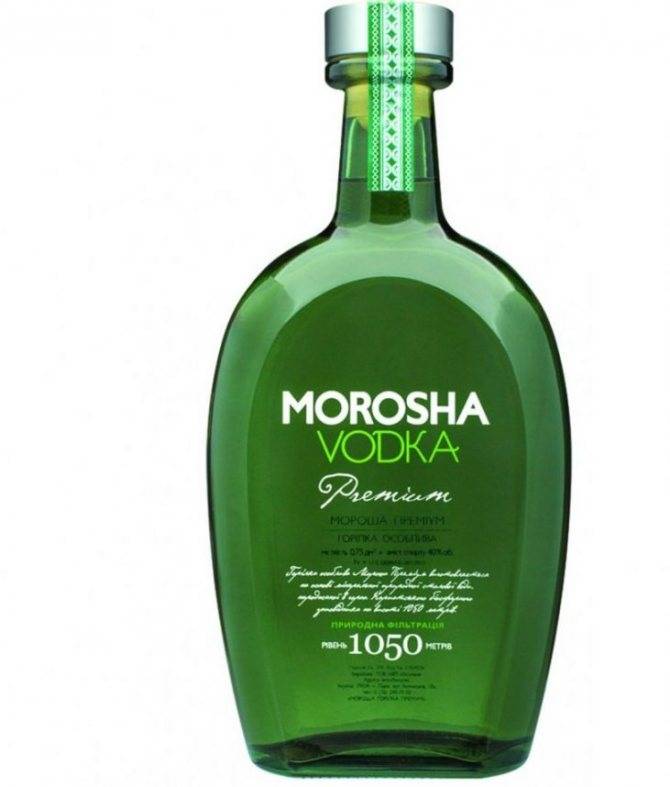 Узнаем чем особенна водка мороша?