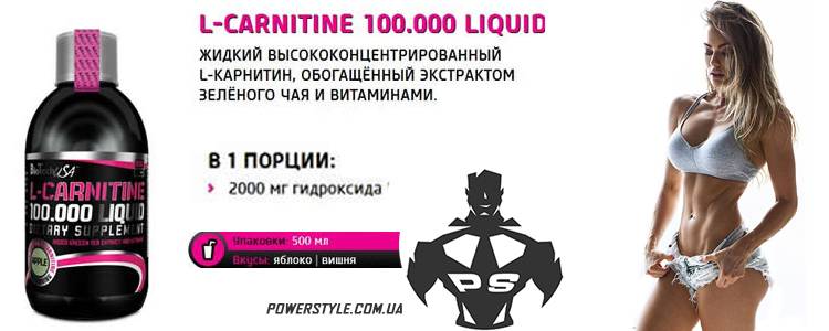 L-carnitine 100.000 от biotech: описание и состав