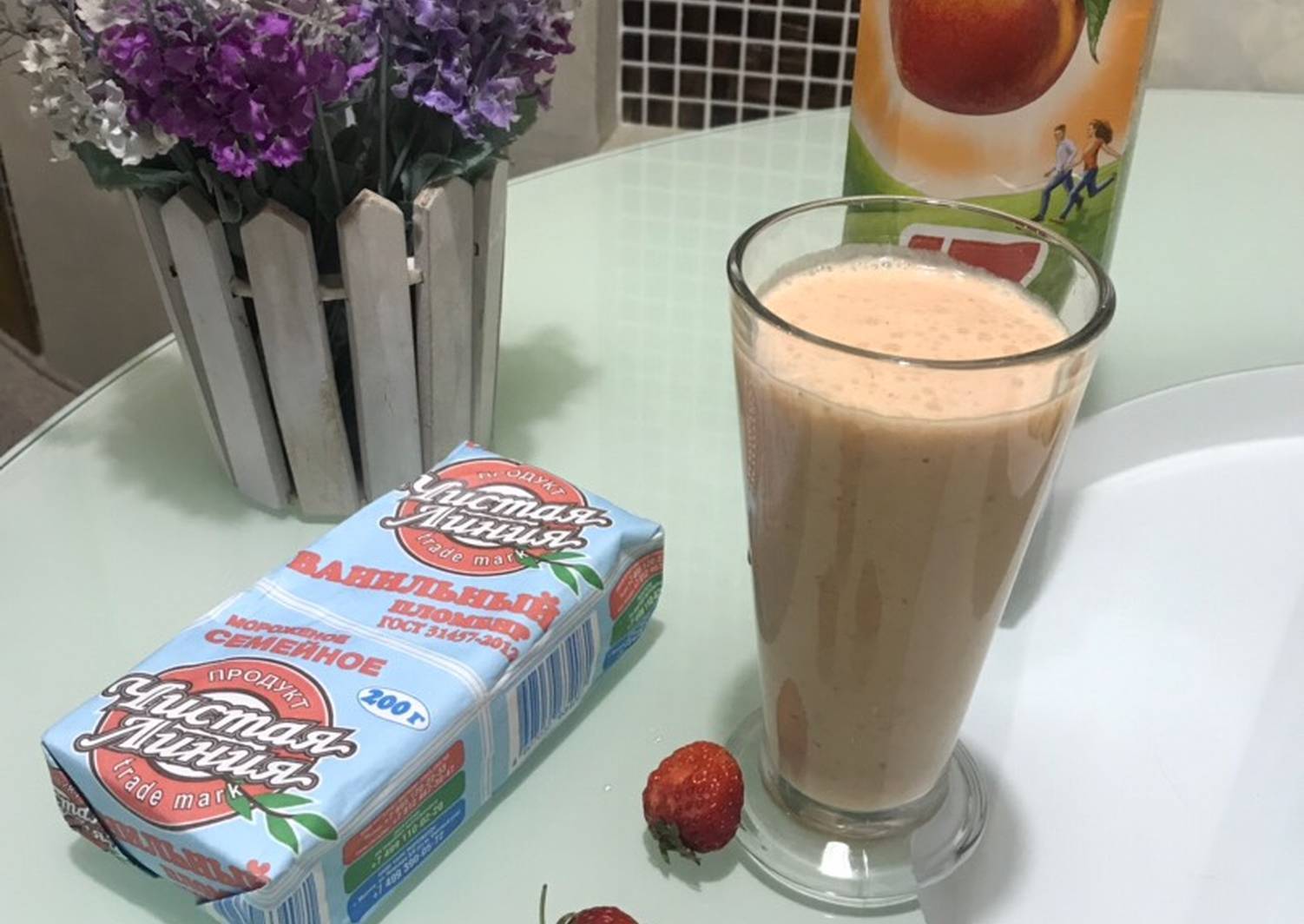 Коктейль сливочно – персиковый. домашнее виноделие