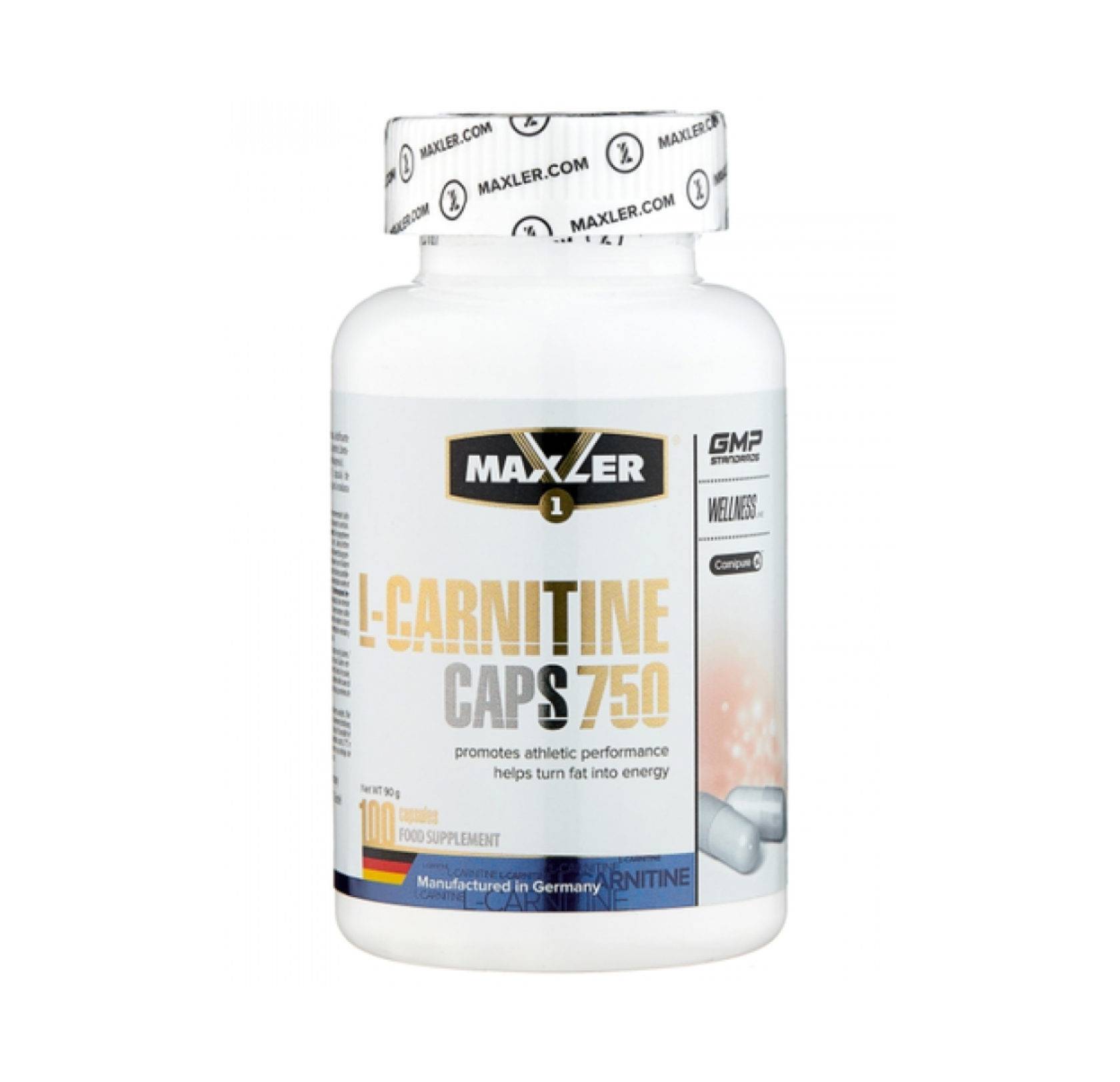 Купить спортивное питание l-carnitine caps 750 от maxler
