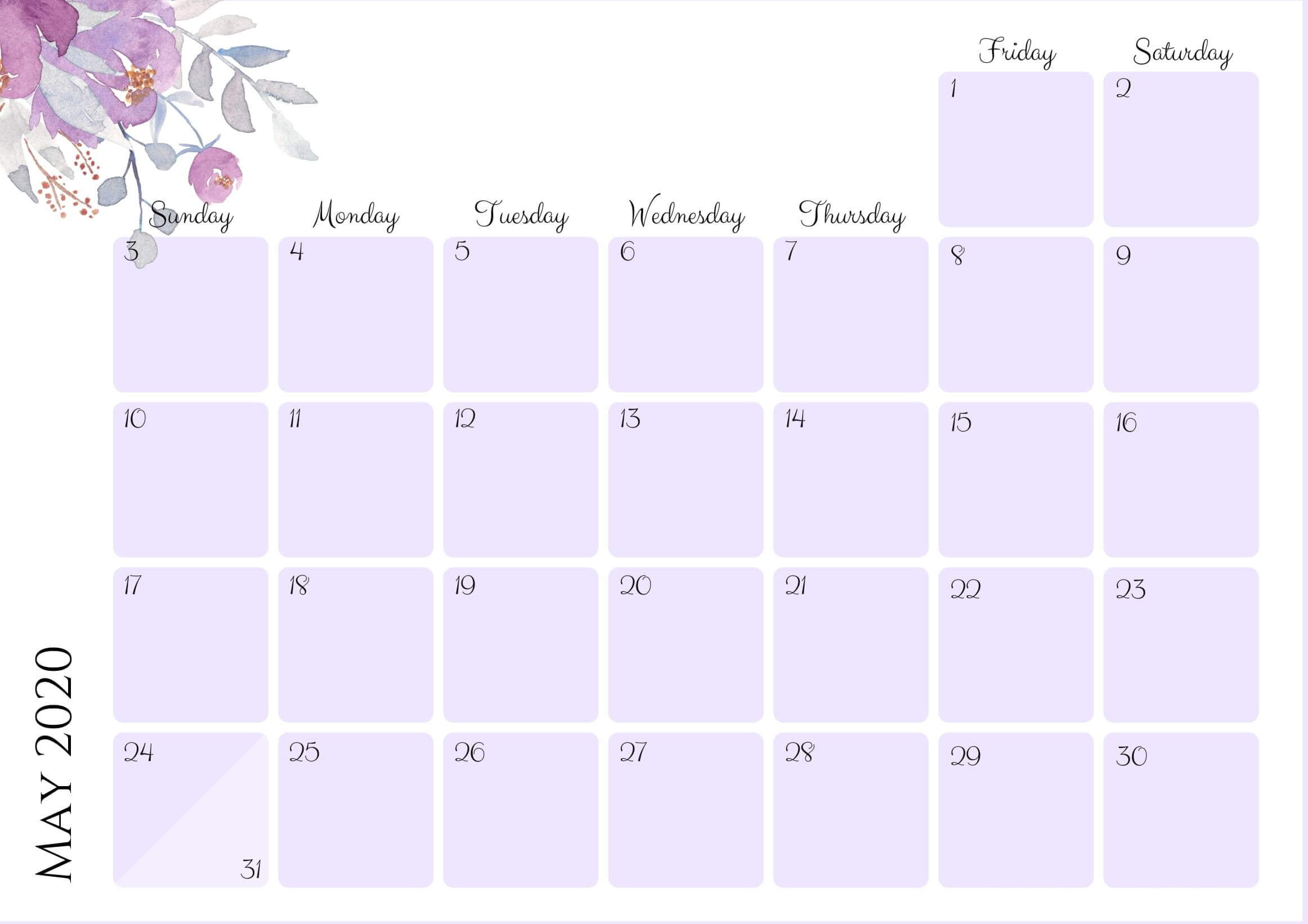 Май 2020. календарик - календарь на месяц. распечатать календарь на май месяц