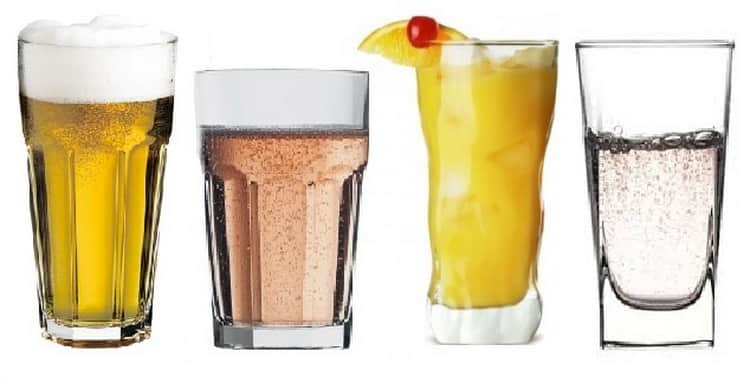 Как правильно пользоваться бокалами хайбол