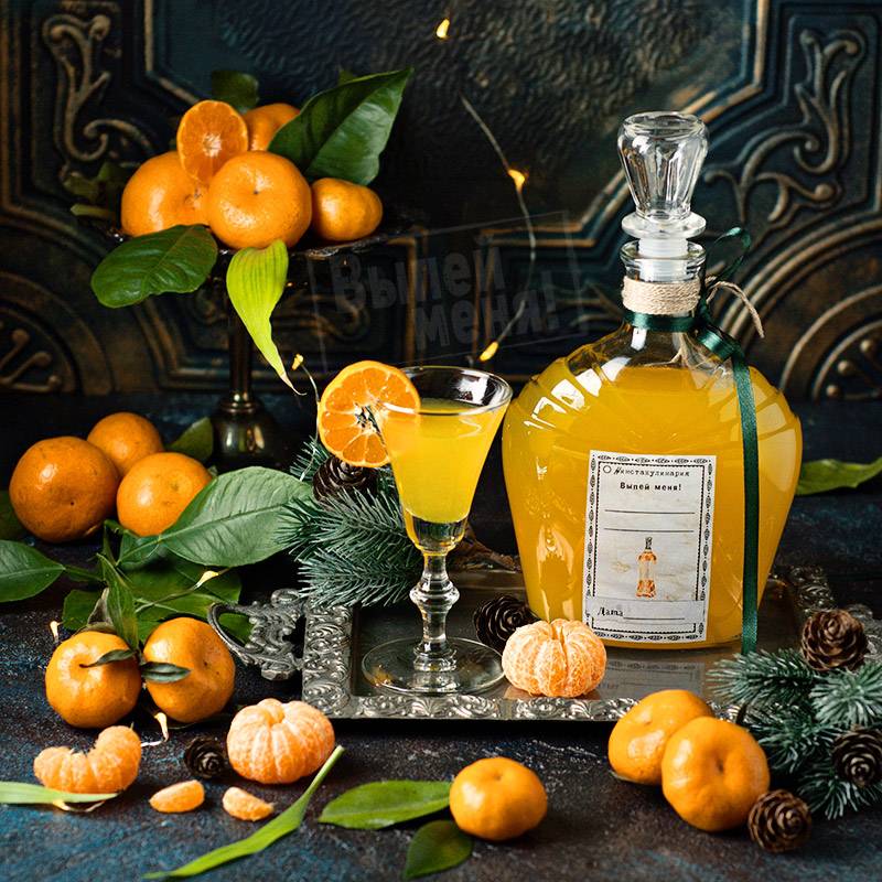 Мандариновый ликер - готовим все