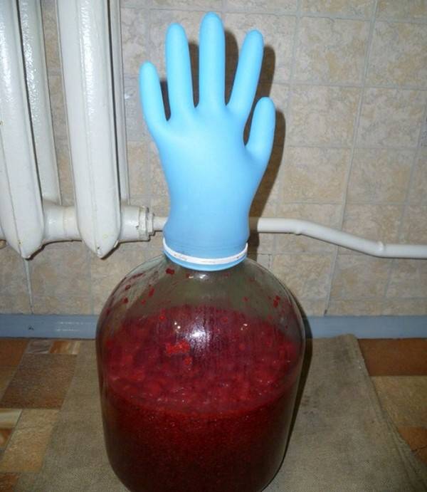 Домашнее сухое вино из малины без сахара