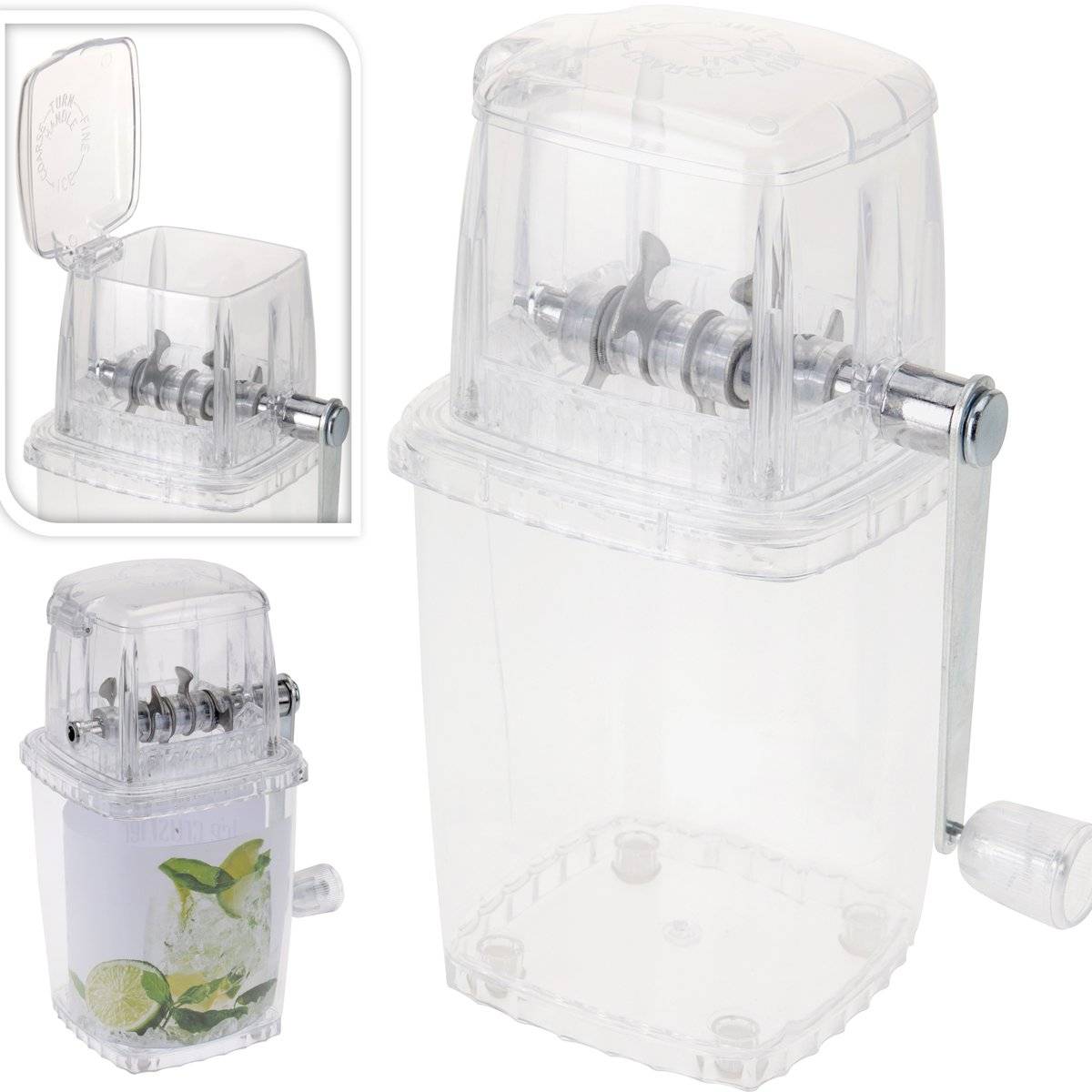 Описание ручных и электрических мельниц для колки льда в заведениях общепита