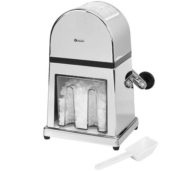 Описание ручных и электрических мельниц для колки льда в заведениях общепита