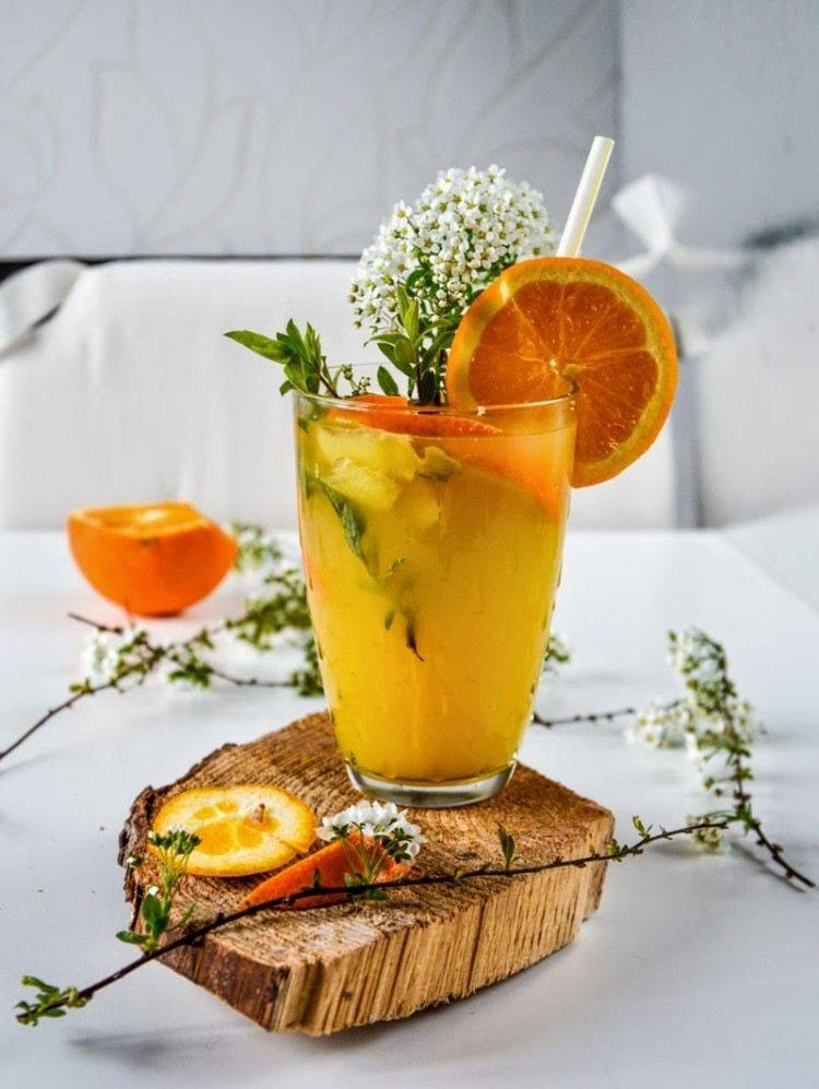 Рецепт коктейля апельсинового «мимоза»