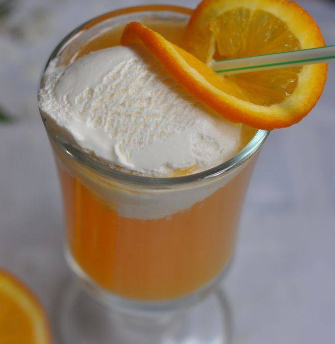 Молочный коктейль с апельсином в блендере: рецепт с фото