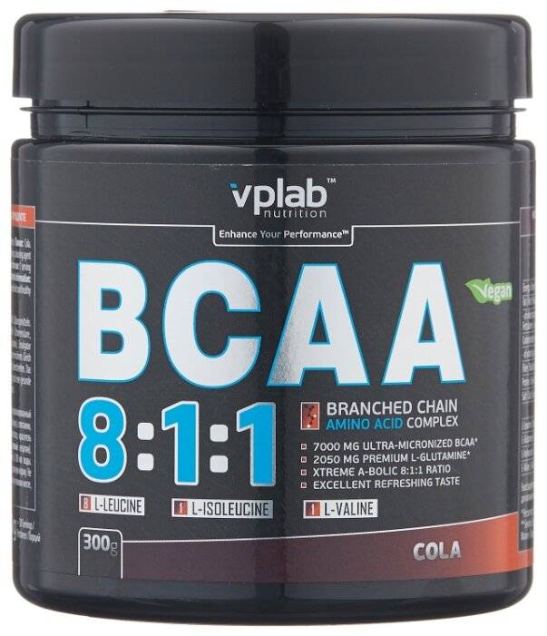 Особенности применения добавки vplab bcaa 2:1:1 в спортивном питании