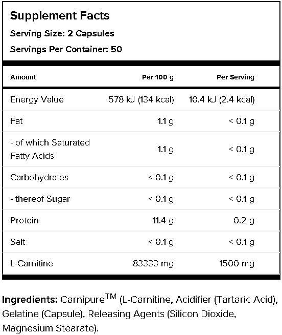 L-carnitine caps 750 от maxler: как принимать, отзывы