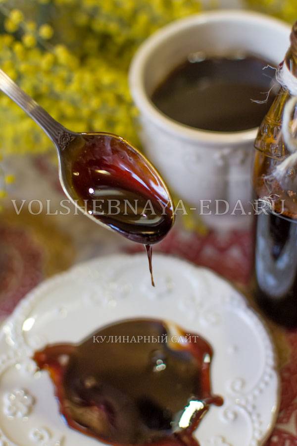 Карамельный сироп из сахара