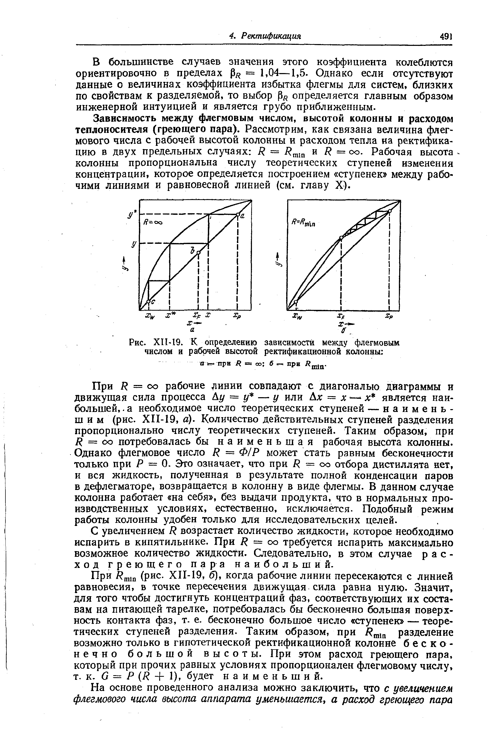 Курсовая работа: расчёт ректификационной колонны непрерывного действия - bestreferat.ru