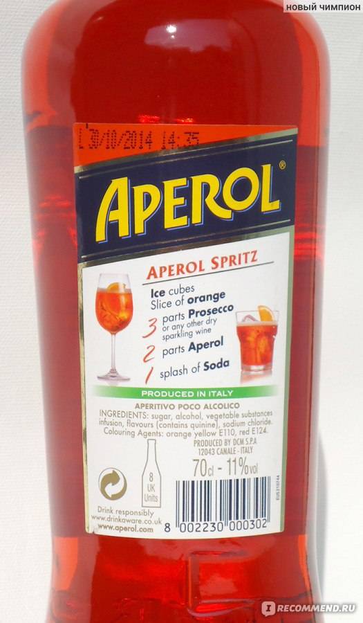 Алкогольный коктейль «апероль шприц»: рецепт с фото