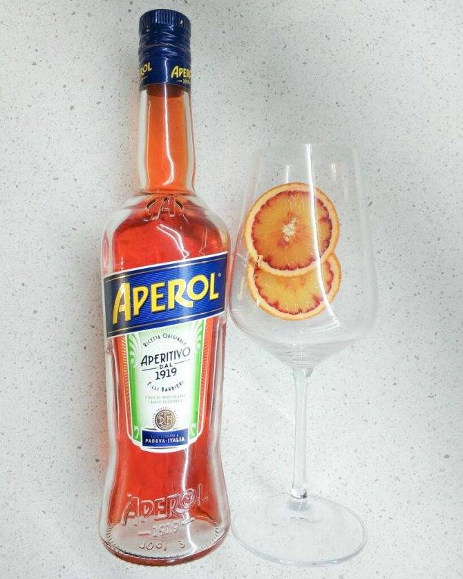Ликер апероль: рецепт коктейля шприц, состав, как пить, цена