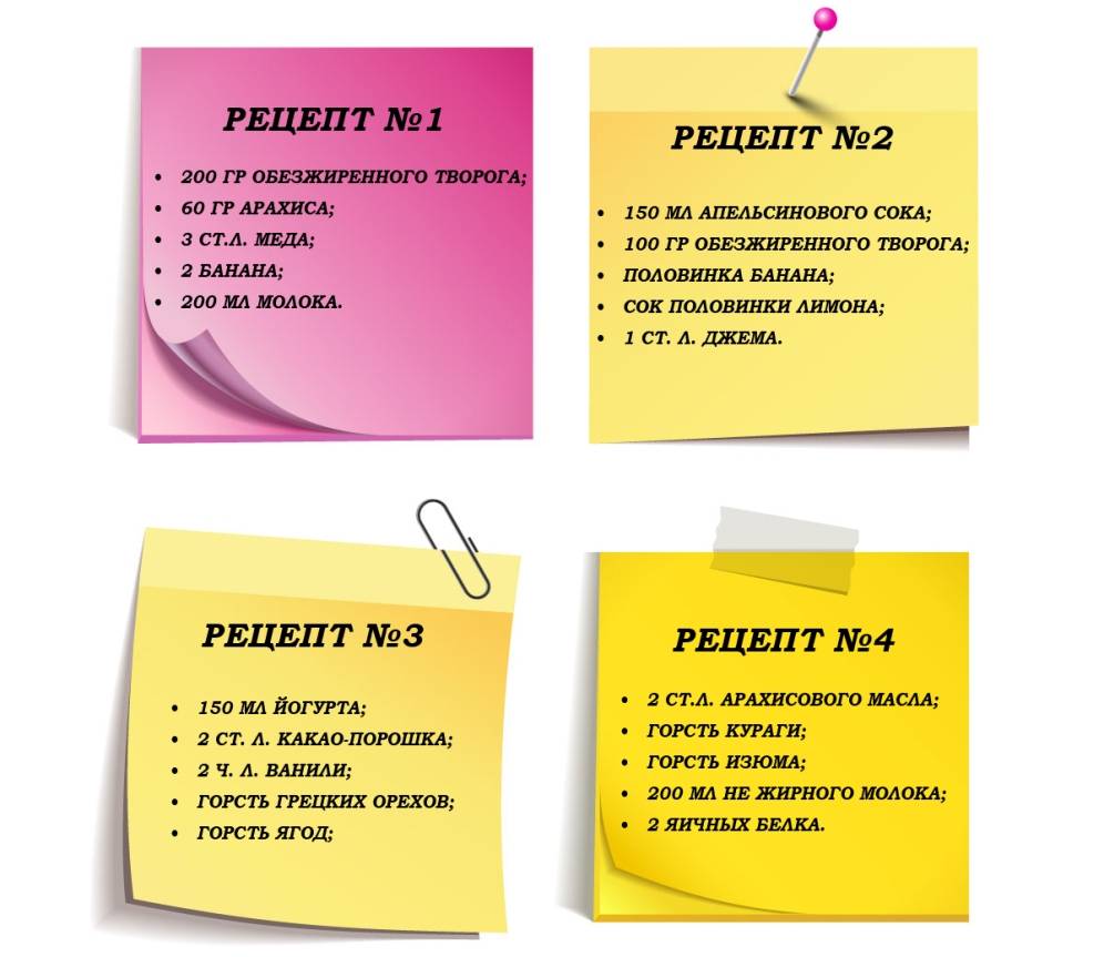 Рецепт гейнера в домашних условиях