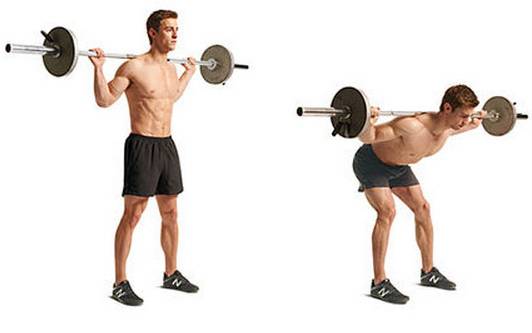 Классическая становая тяга со штангой