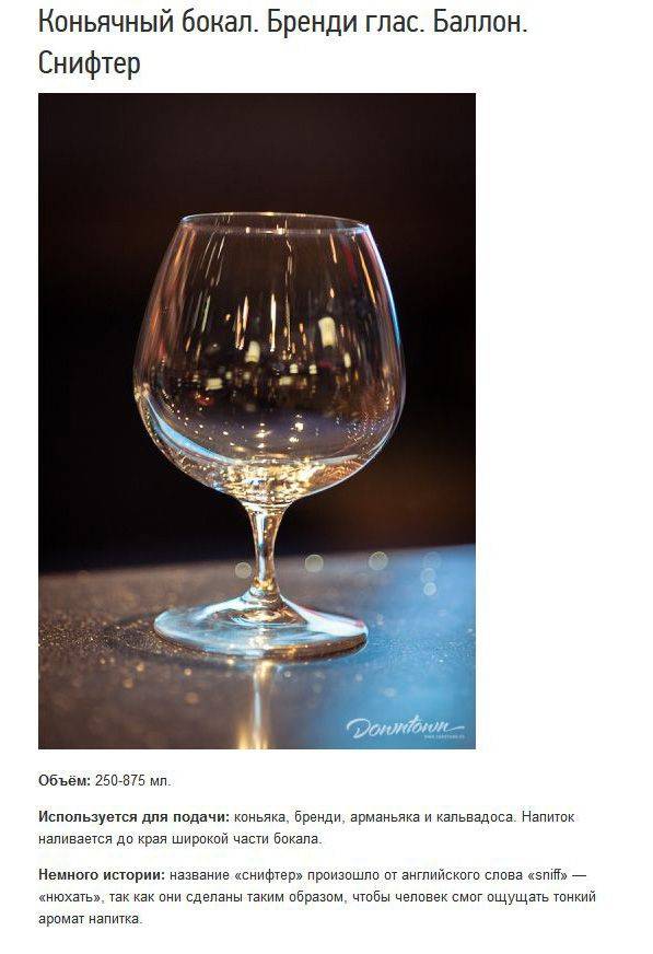 Как правильно пользоваться бокалами снифтер