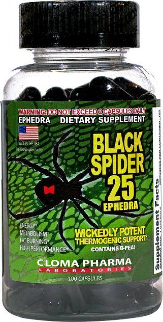 Black spider 25. Cloma Pharma Black Spider (100 капс.). Жиросжигатель Cloma Pharma Black Spider 25. Cloma Pharma термогеник Black Spider. Cloma Pharma Black Spider 100 капсул.