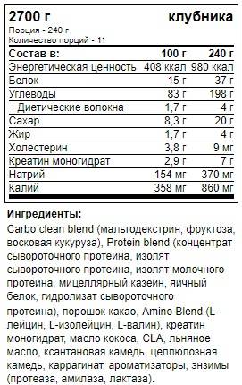 Гейнер maxler specialmass отзывы | фактор силы - качайся с умом!