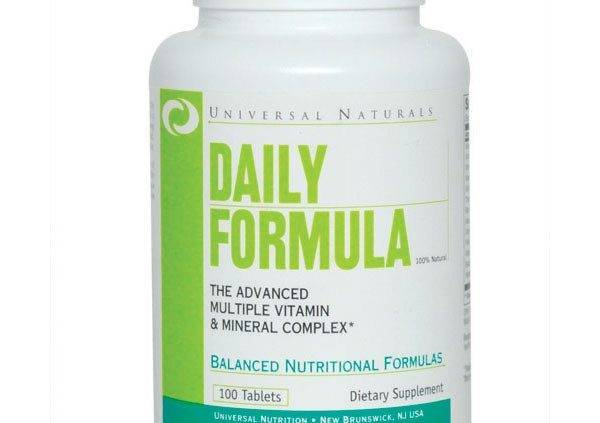 Daily formula от universal nutrition- состав добавки, инструкция по применению