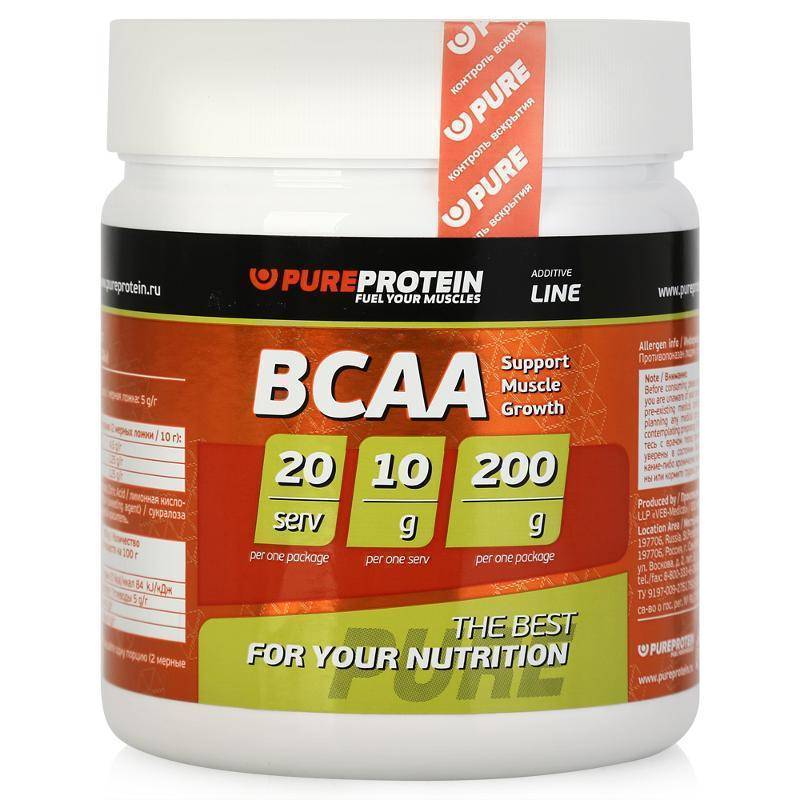 Bcaa pureprotein - мощный комплекс для продвинутых бодибилдеров