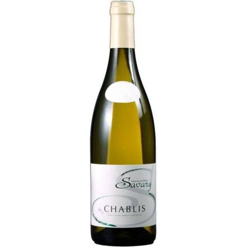 Вино белое франция. Вино Savary, Chablis AOC, 2018. Вино белое сухое 