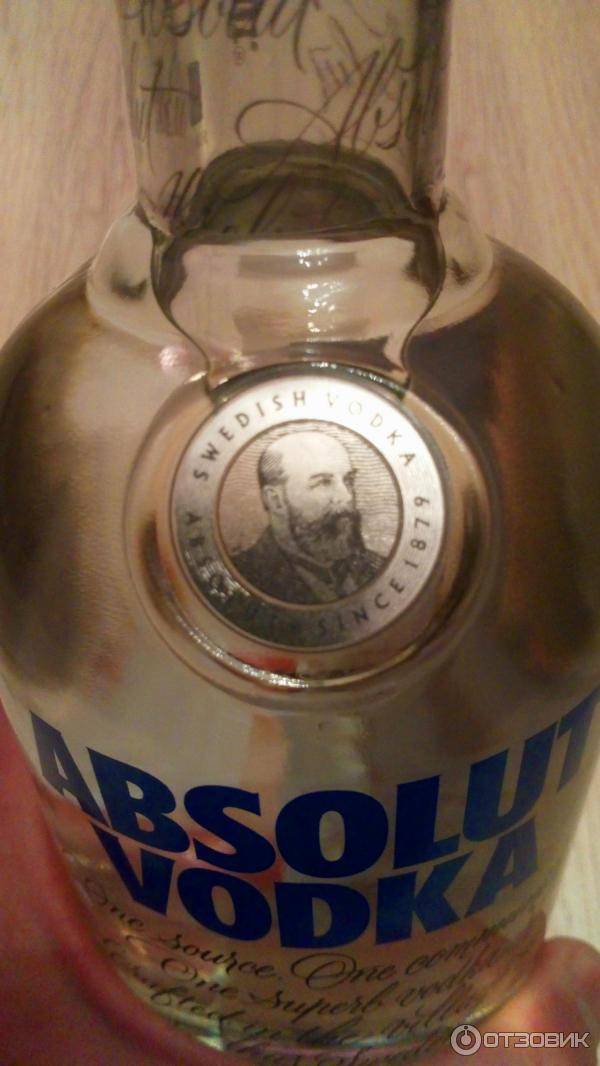 Водка абсолют какой спирт — история алкоголя