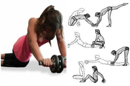 Упражнения с роликом для пресса - как правильно заниматься мужчинам и женщинам с видео