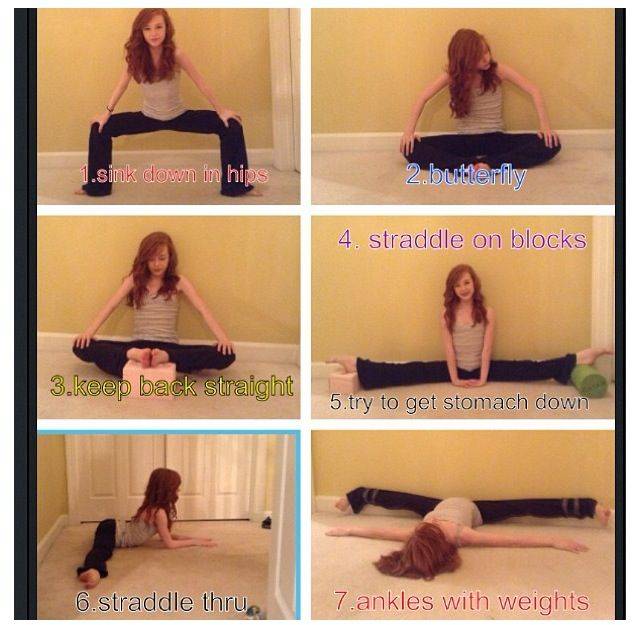 Как научиться садиться на шпагат: 19 упражнений (фото)