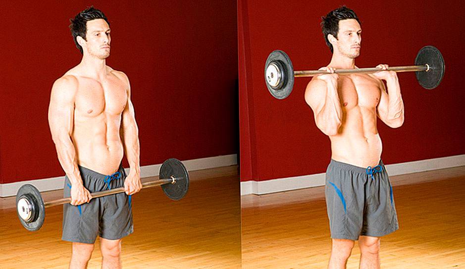 Reverse Grip Barbell Curls