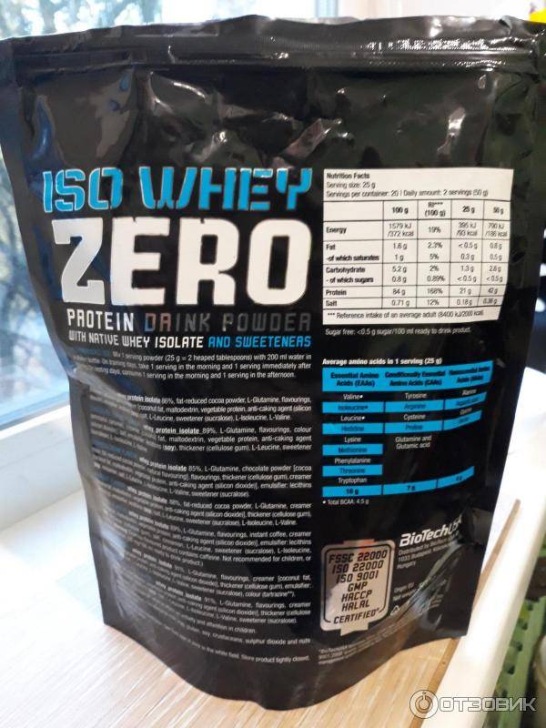 Iso whey zero от biotech usa: как принимать, состав и отзывы