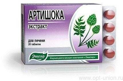 Лечение печени препаратами с артишоком