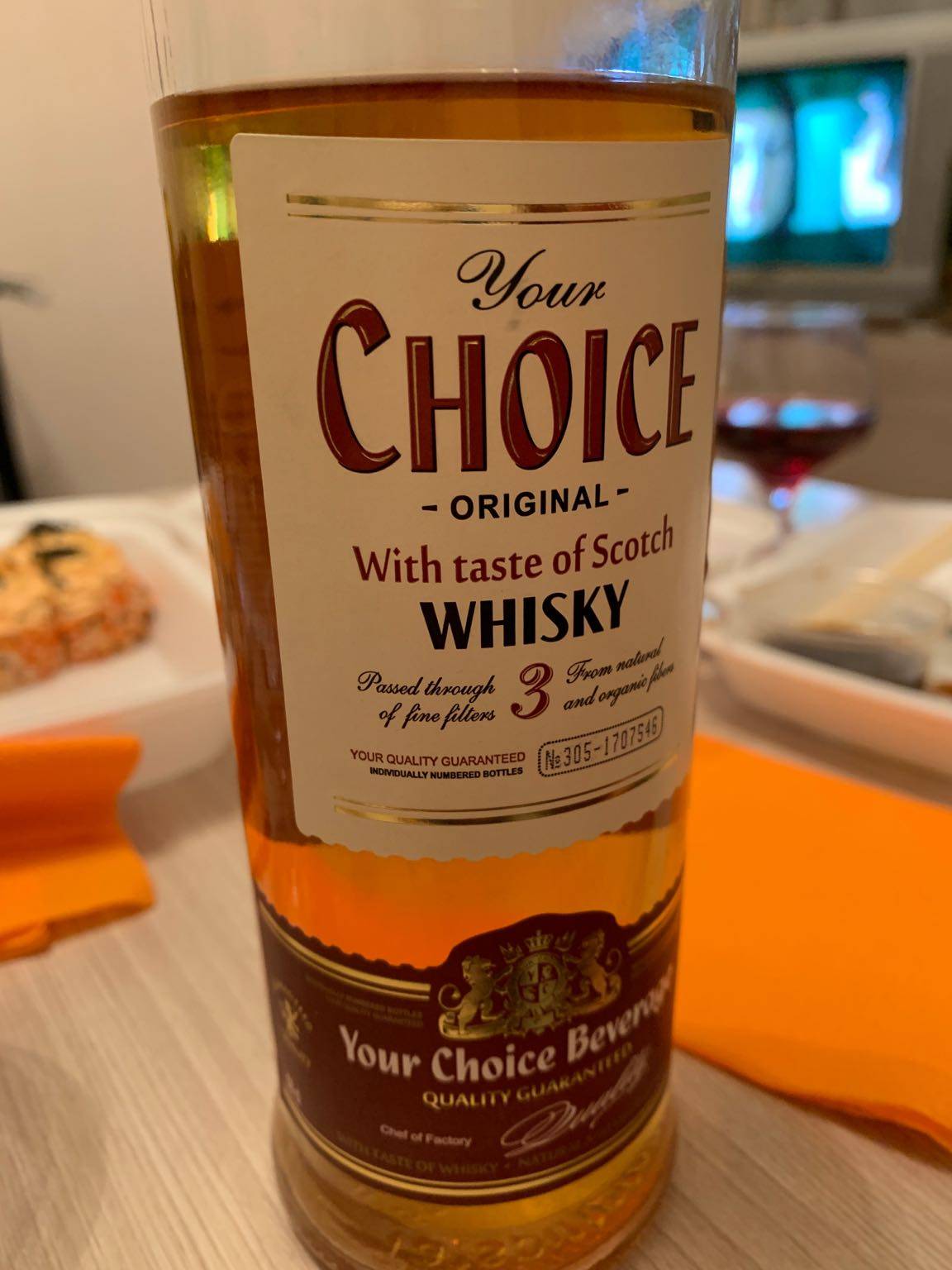 Виски чойс — история алкоголя