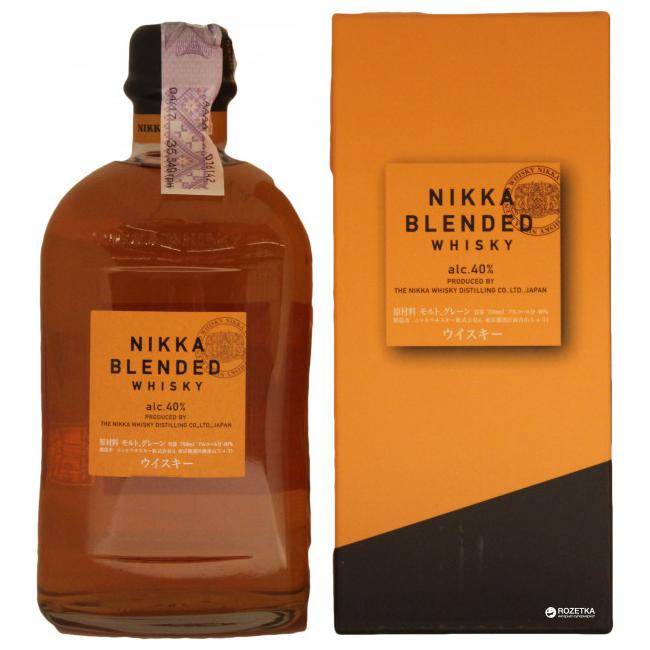 Виски «nikka» blended, 0.7 л — «никка» блендид, 700 мл