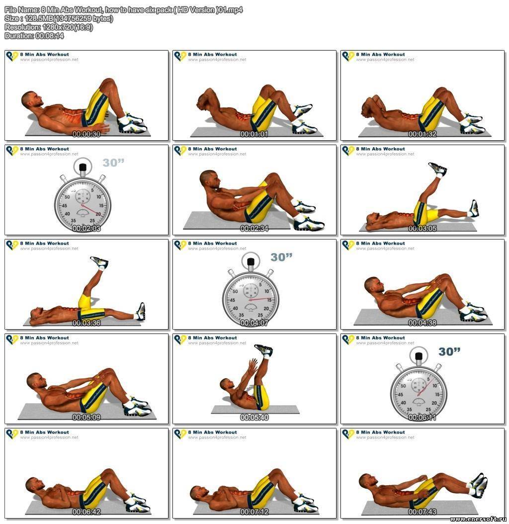 Как быстро накачать пресс в домашних условиях — диета и тренировки
