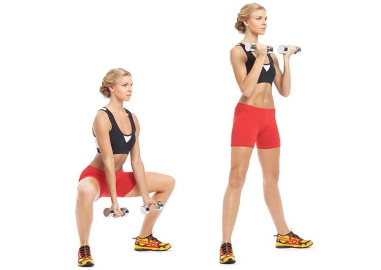 Топ 7 упражнений для ягодиц с гантелями: как накачать попу гантелями