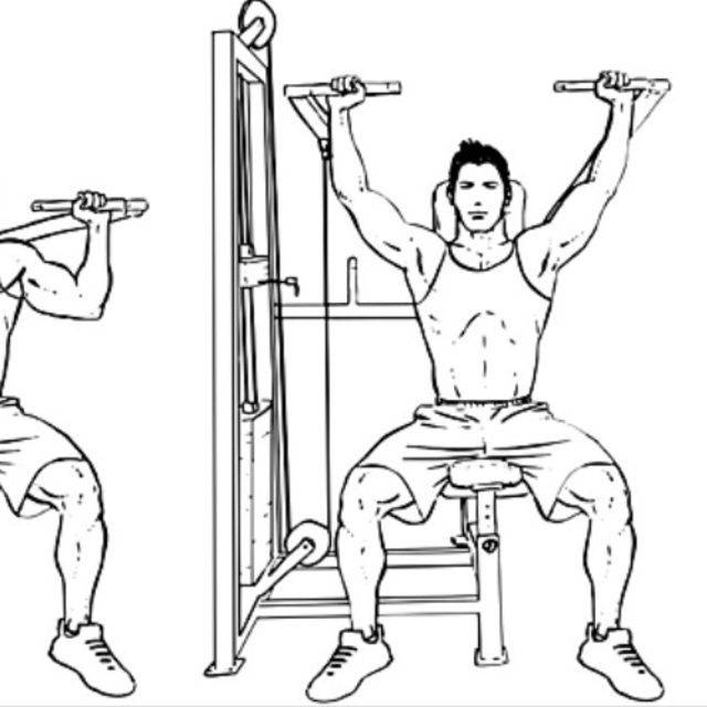 Рычажная тяга в тренажере: техника выполнения, какие мышцы работают