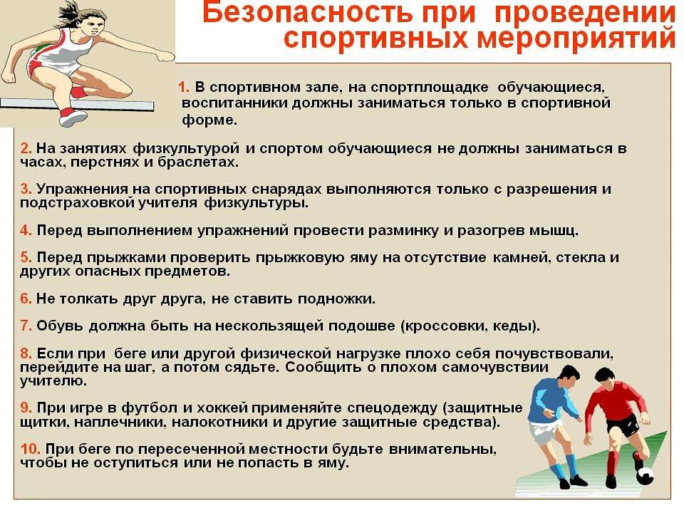 Правила поведения для учащихся в спортивном зале