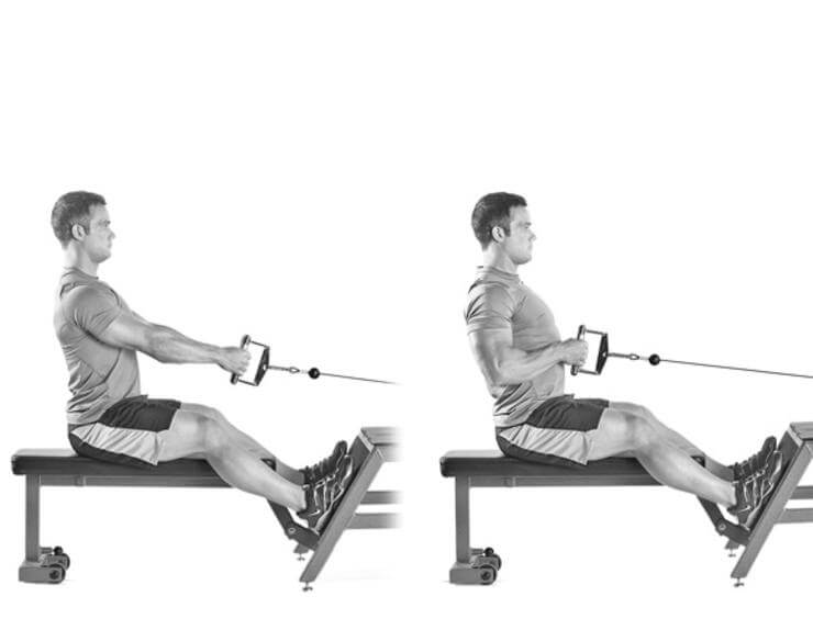 Тяга горизонтального блока: знакомство с упражнением