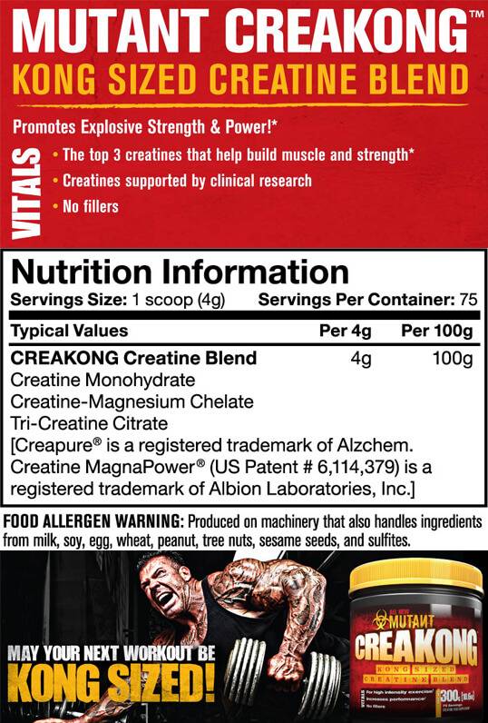 Купить спортивное питание creakong от mutant