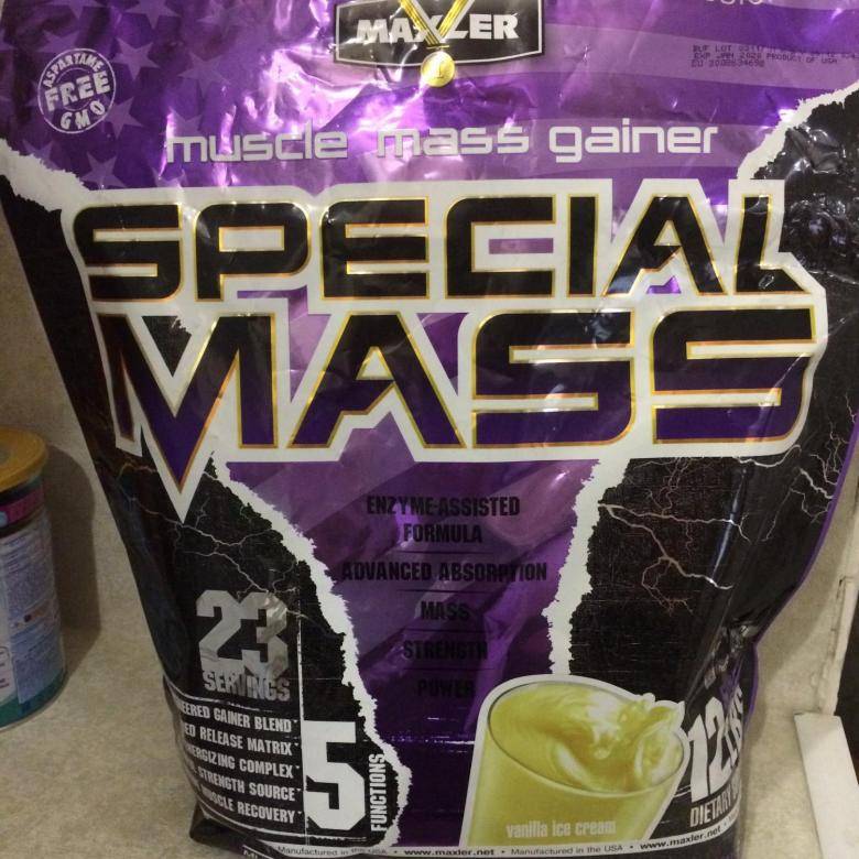 Как правильно принимать гейнер special mass